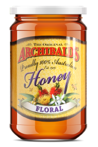 Floral Honey jar image